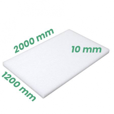 Polyethylene (EPE) foam board (2000 x 1200 x 10) mm