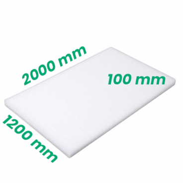 Polyethylene (EPE) foam board (2000 x 1200 x 100) mm